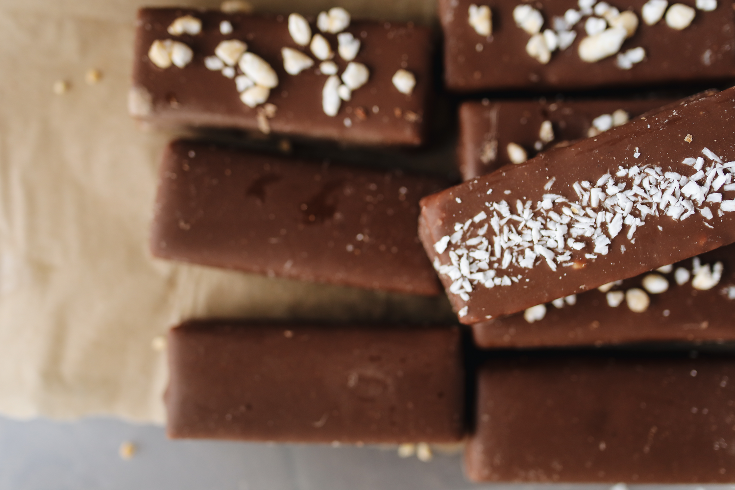 Bær- og chokoladebites med kollagen
