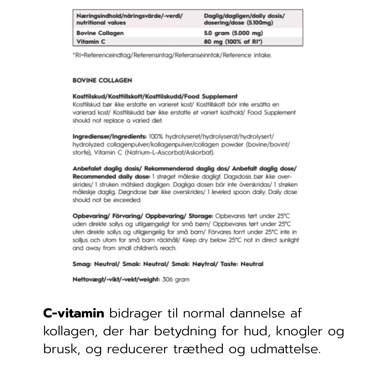 Bovine Collagen+ (60 dage)