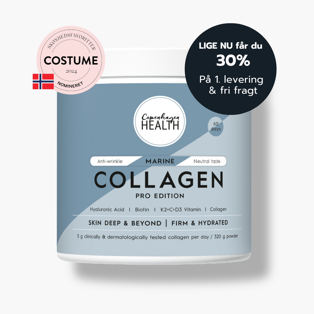 Marine Collagen Pro Edition (60 dage)