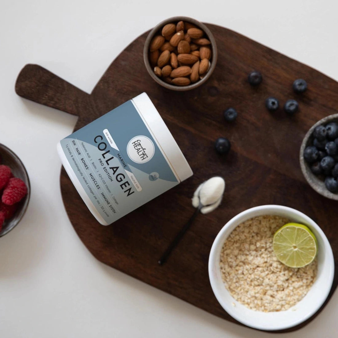 2 produkter: Kollagen med hyaluronsyre + vitaminer &amp; magnesium
