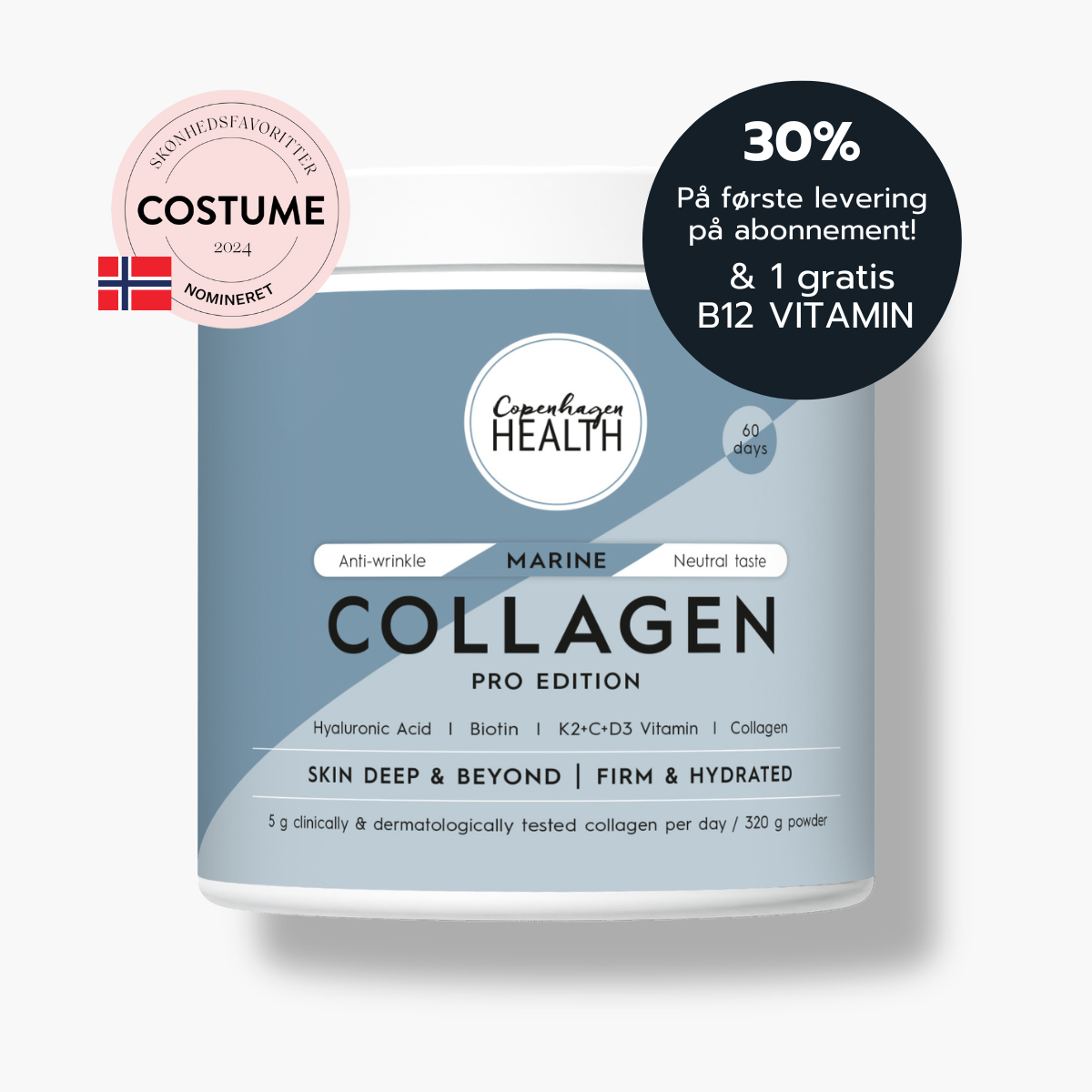 Marine Collagen Pro Edition (60 dage)