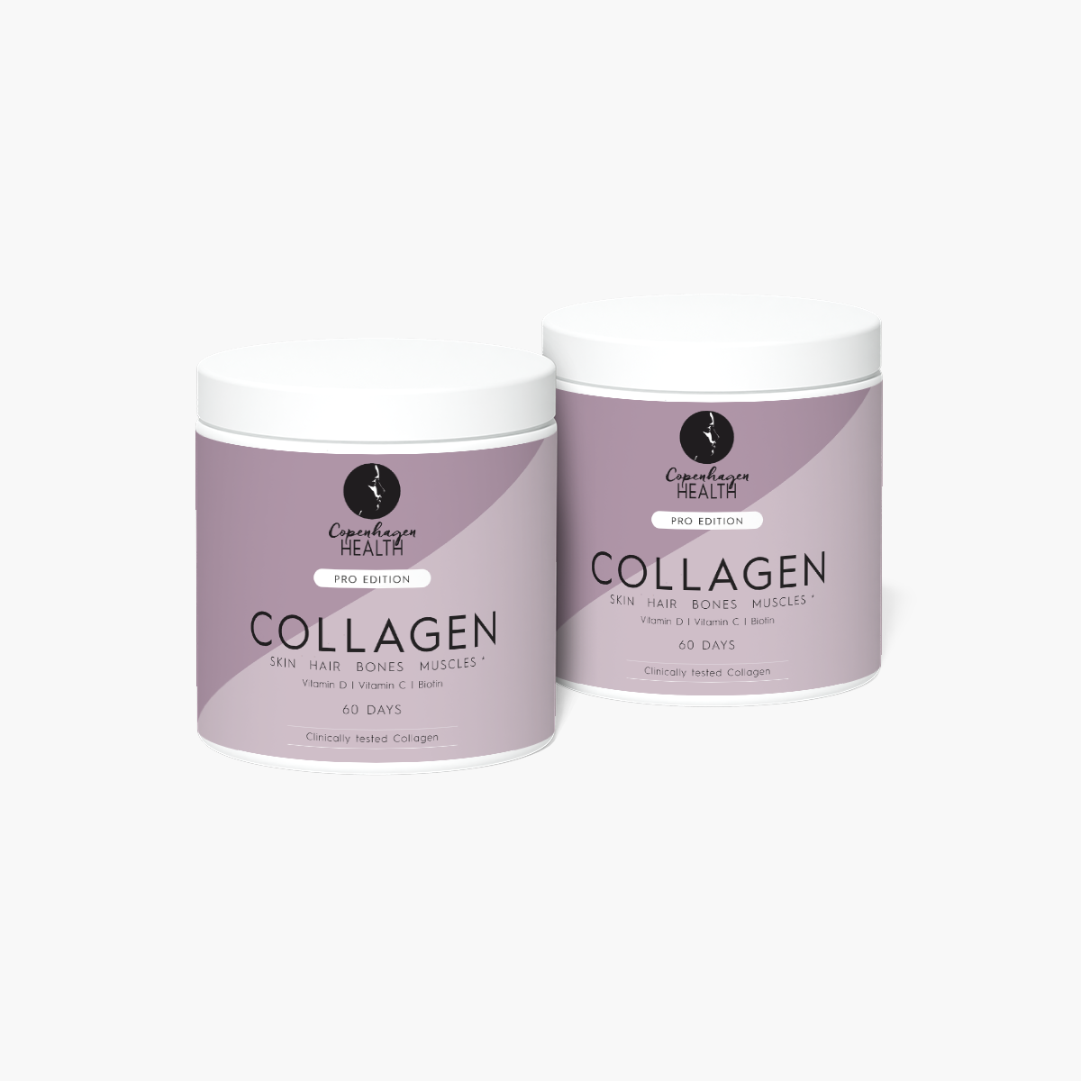 Se Bovine Collagen Pro Edition (120 dage - 2 bøtter) hos Copenhagen Health